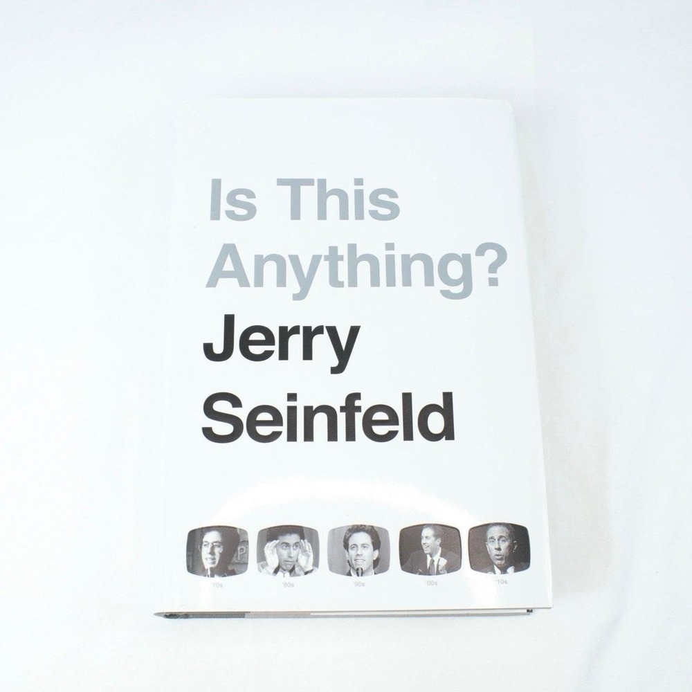 Is This Anything? by Jerry Seinfeld Hardcover Comedy Book